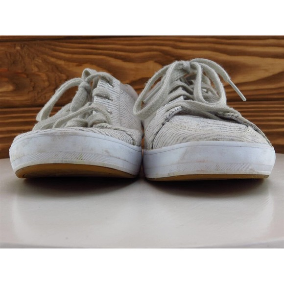 Keds Size 7 Sneaker Gray‎ Fabric Medium Lace Up Women - Picture 2 of 11